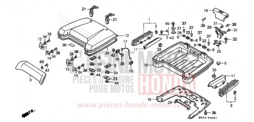 KOFFERRAUMBEHAELTER (2) GL1500L de 1990